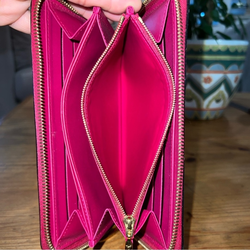 Louis Vuitton Red long wallet - Picture 5 of 12